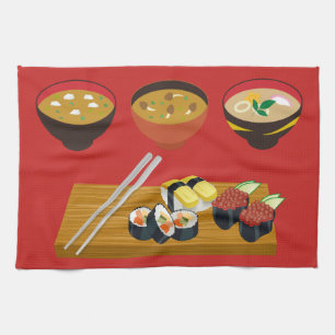 Japanese Meal Kitchen Towel 16" x 24"