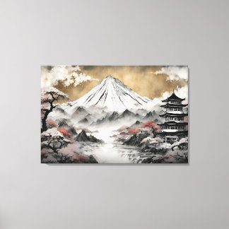 Japanese Montain  Canvas Print