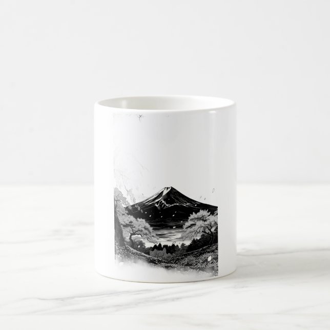 japanese mountain coffee mug (Center)