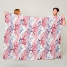 Japanese Mt Fuji Cherry Blossom Pattern
