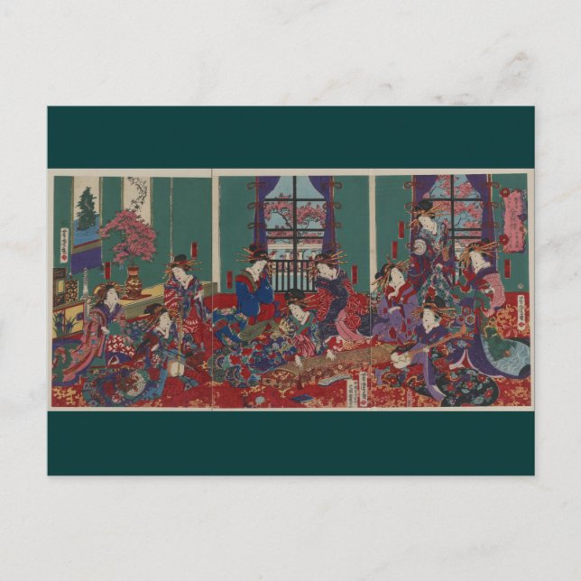 Japanese Musicians Postcard (Front)