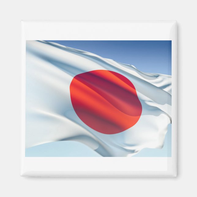 Japanese National Flag Magnet (Front)
