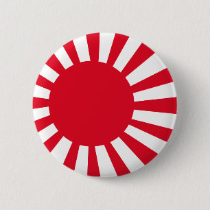 Japanese Navy Flag T-shirts and Apparel 2 Inch Round Button