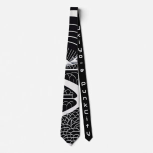 japanese necktie vintage retoro 【浮世絵パンクシティ】 ネクタイ
