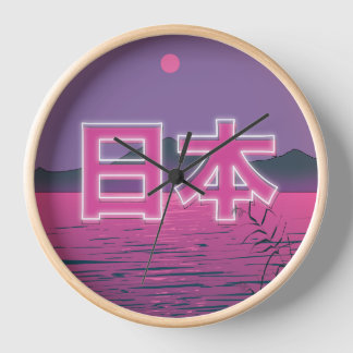 Japanese Neon Clock