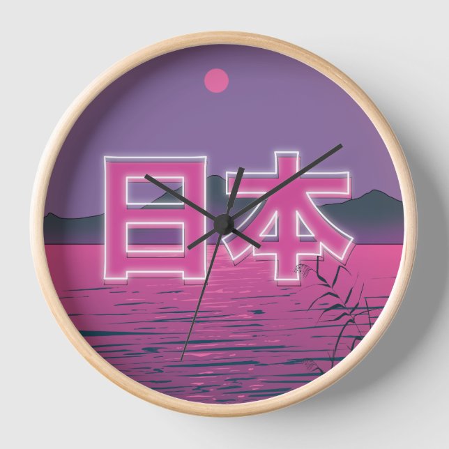 Japanese Neon Clock (Front)
