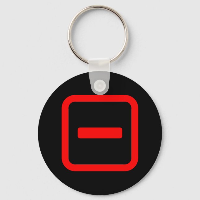 Japanese Number One 一 【Ichi】 Kanji Keychain (Front)