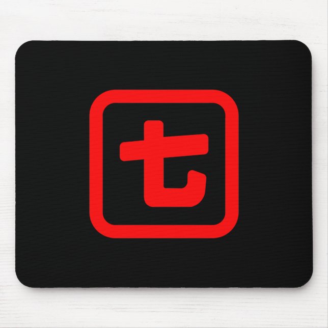 Japanese Number Seven 七 【Nana】 Kanji Mouse Pad (Front)