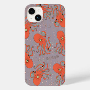 Japanese Octopus Pattern Case-Mate iPhone 14 Plus Case