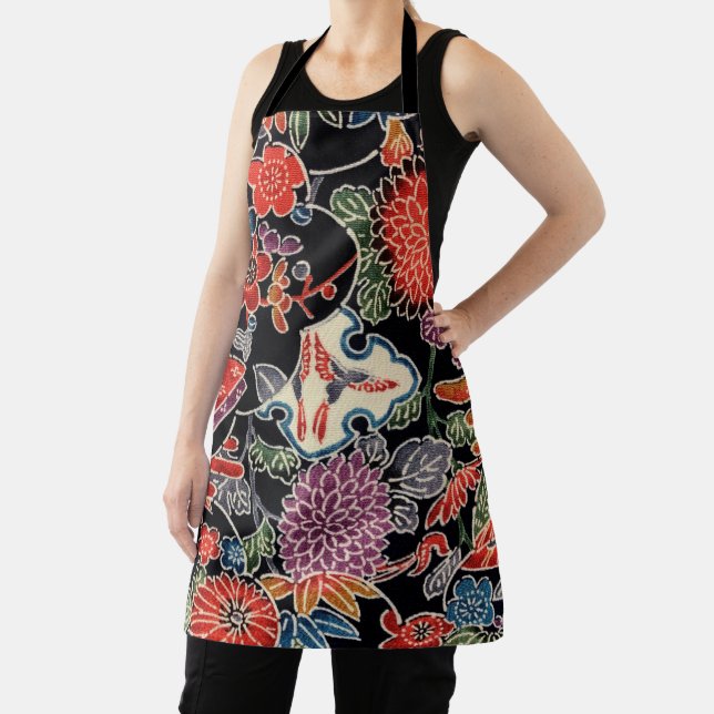 Japanese Okinawan Dye (Bingata) Apron (Insitu)