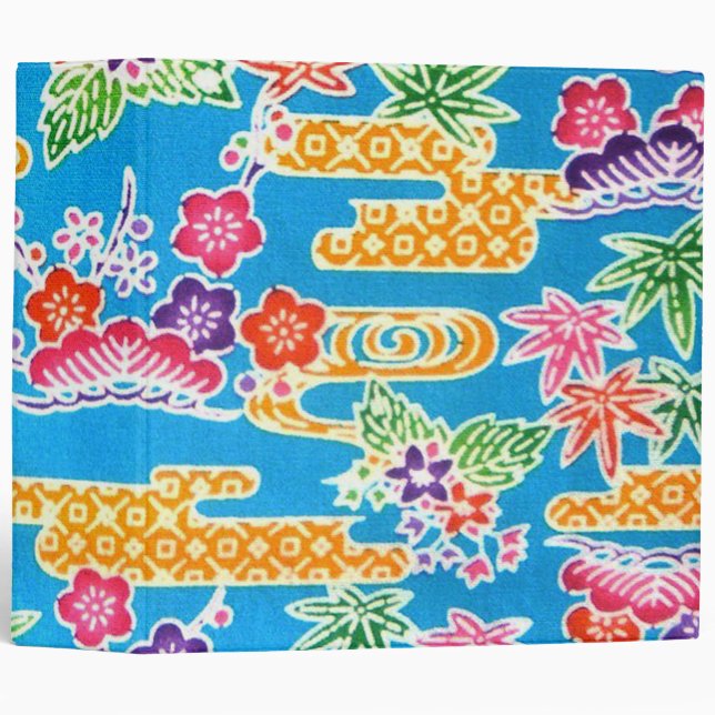 Japanese Okinawan Dye (Bingata) Binder (Front/Spine)