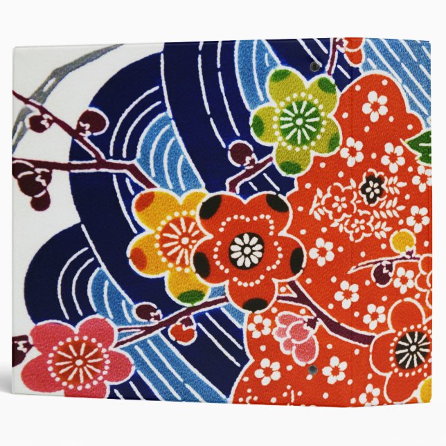Japanese Okinawan Dye (Bingata) Binder (Back/Spine)