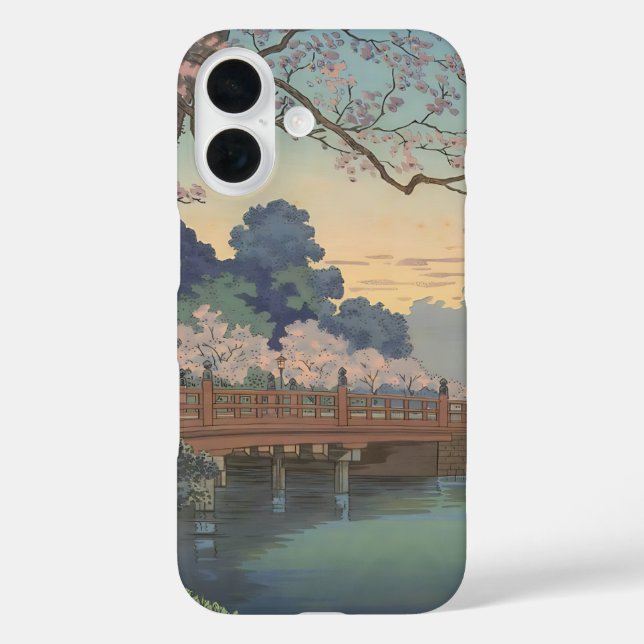 Japanese Old Art iPhone16 Phone Case (Back)