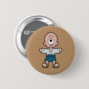 Japanese One-Eyed Yokai 2 Inch Round Button
