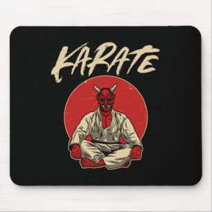 Japanese Oni Demon - Karate Gift Mouse Pad