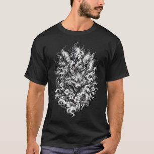 Japanese Oni Mask T-Shirt Traditional Irezumi Ta