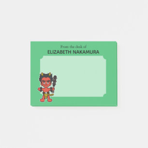 Japanese Oni Yokai Monster- Personalized Post-it Notes