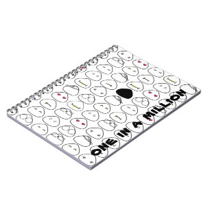 Japanese Onigiri Fluo Pattern Notebook