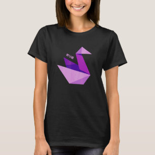Japanese Origami Tsuru Paper Bird Orizuru Japan Cu T-Shirt