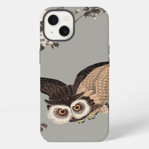 Japanese Owl Night Moon Woodcut Flying Night iPhone 13 Case