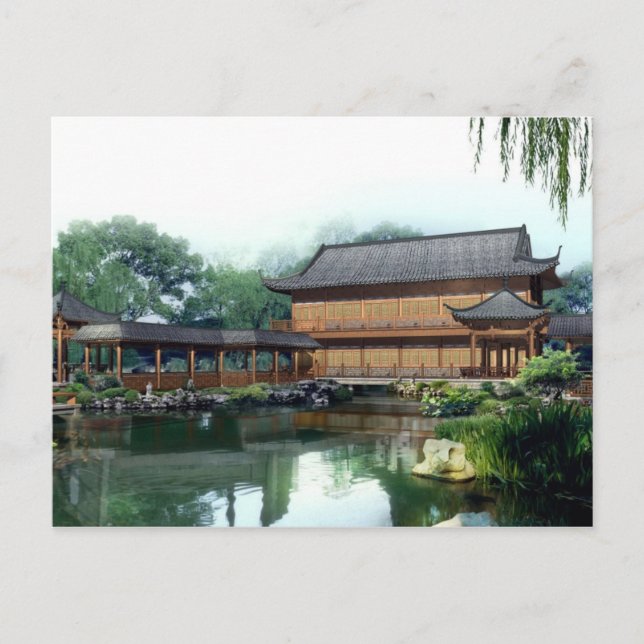Japanese Pagoda Post Card (Front)