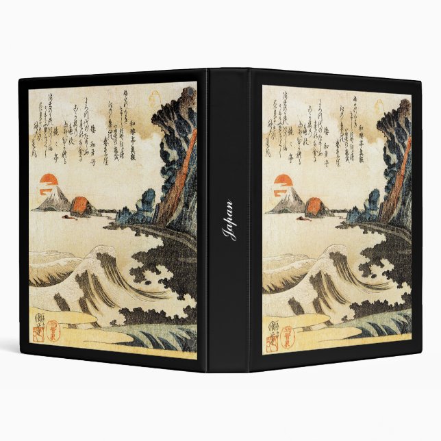 Japanese Painting c. 1800's Binder (Background)