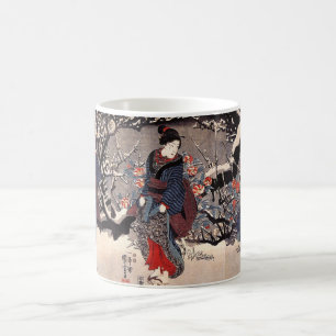 Japanese Painting c. 1800's Coffee Mug