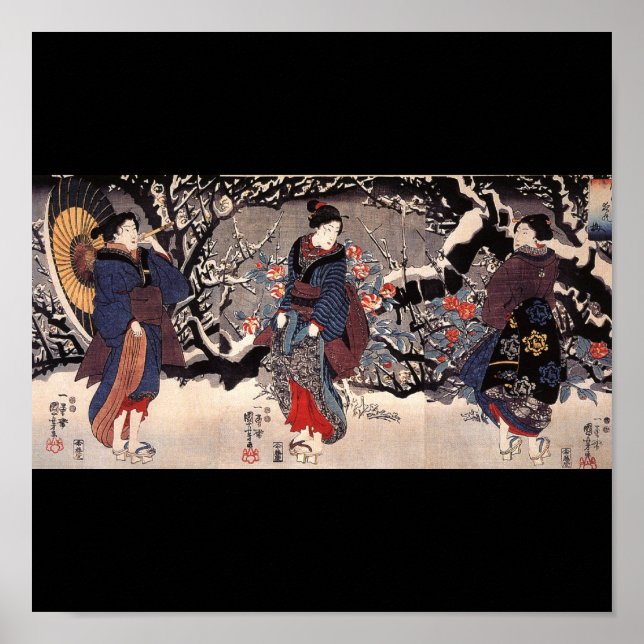 Japanese Painting c. 1800's Poster (Front)
