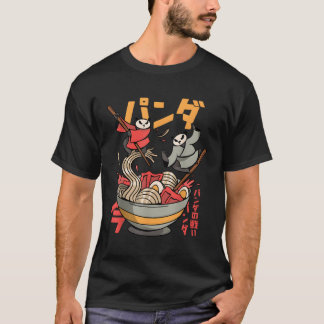 Japanese Panda Ra Noodles T-Shirt