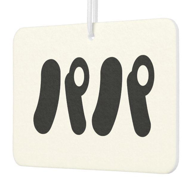 Japanese Papa パパ | Nihongo Language Air Freshener (Left)