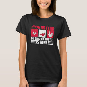 Japanese Paper Crane Origami for an Origami Master T-Shirt
