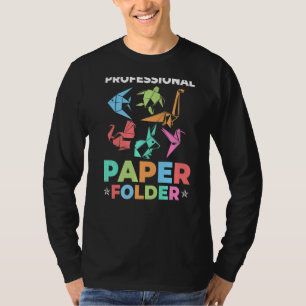 Japanese Paper Folding Origami Fold Paper Origami  T-Shirt