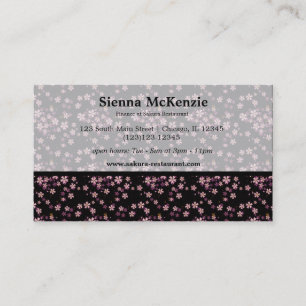 Japanese pattern business card
