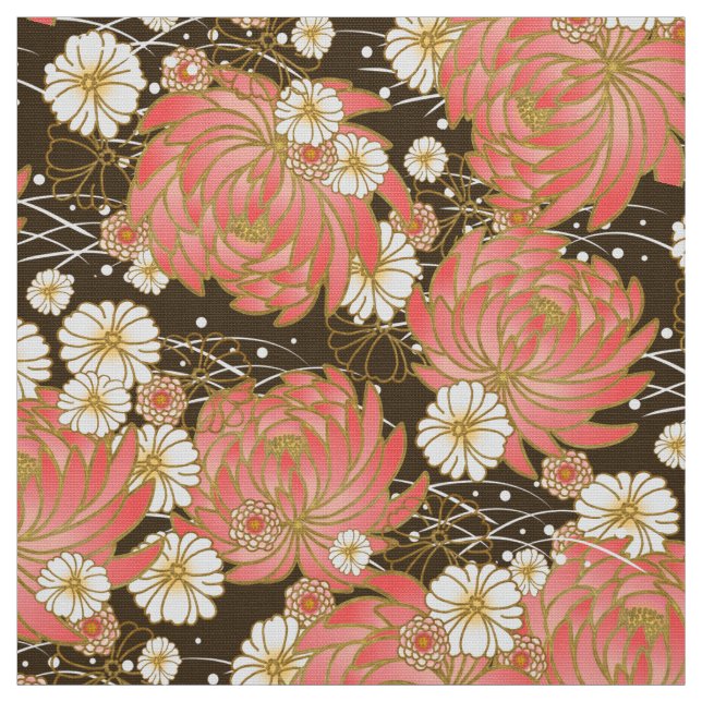 Japanese pattern kimono fabric (Swatch)