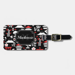 Japanese Pattern Luggage Tag