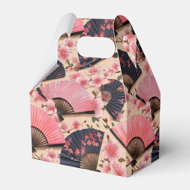 japanese pattern party favour box (Front Side)