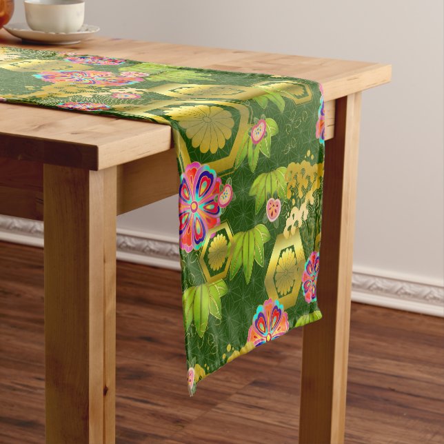 japanese pattern TABLE RUNNER (In Situ)