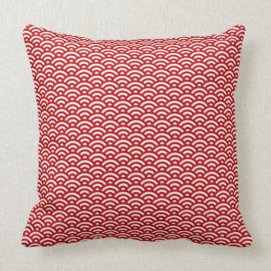Japanese pattern throw pillow