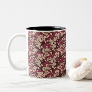 Japanese Pattern Two-Tone Coffee Mug