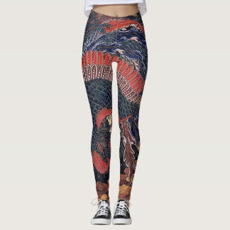 Japanese Phoenix Leggings