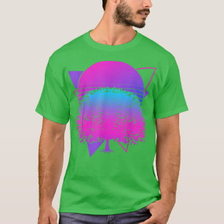 Japanese Pink Flower Sakura 90s Art Vaporwave Cher T-Shirt