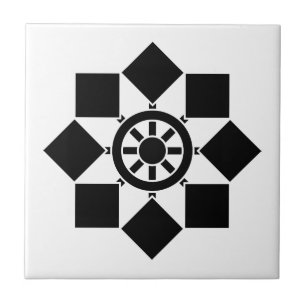 Japanese pinwheel tile