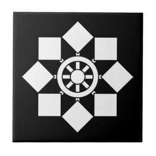 Japanese pinwheel tile