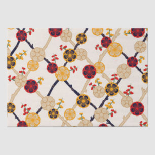 Japanese Plum Blossom Pattern Tissue Paper