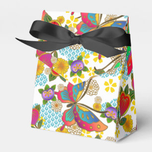 Japanese print design - kimono pattern favor box