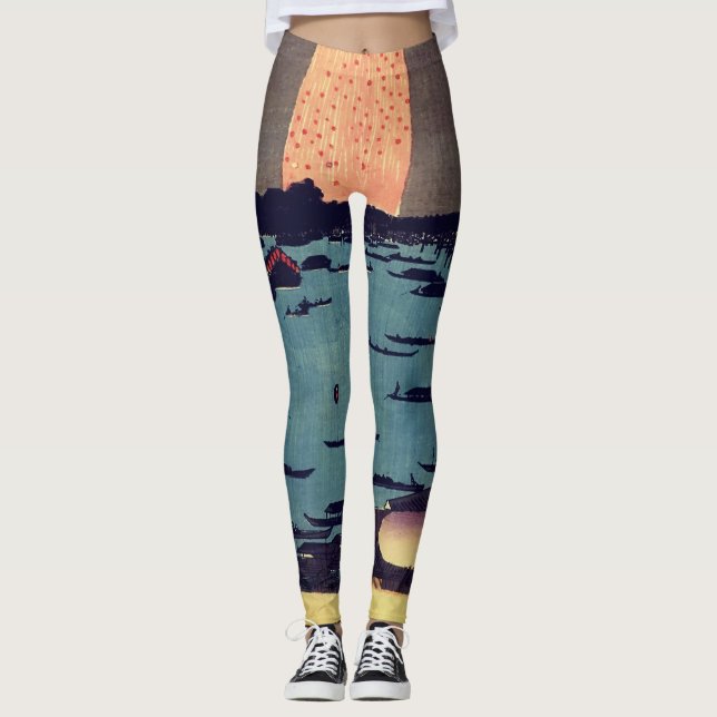 JAPANESE PRINT Leggings (Front)