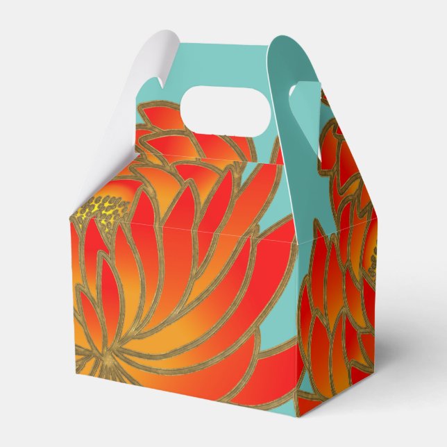 Japanese print theme favor box (Front Side)