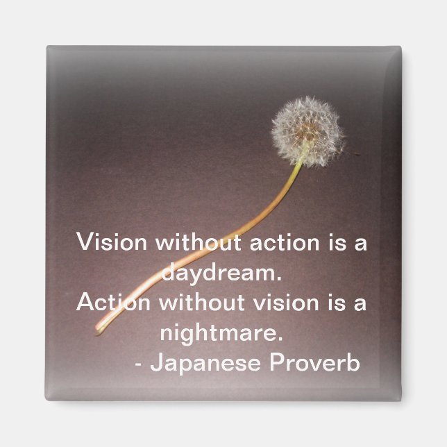 Japanese Proverb Magnet (Front)