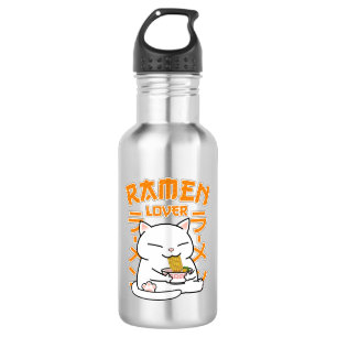 Japanese Ramen Cat Ramen Lover 532 Ml Water Bottle