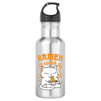 Japanese Ramen Cat Ramen Lover 532 Ml Water Bottle